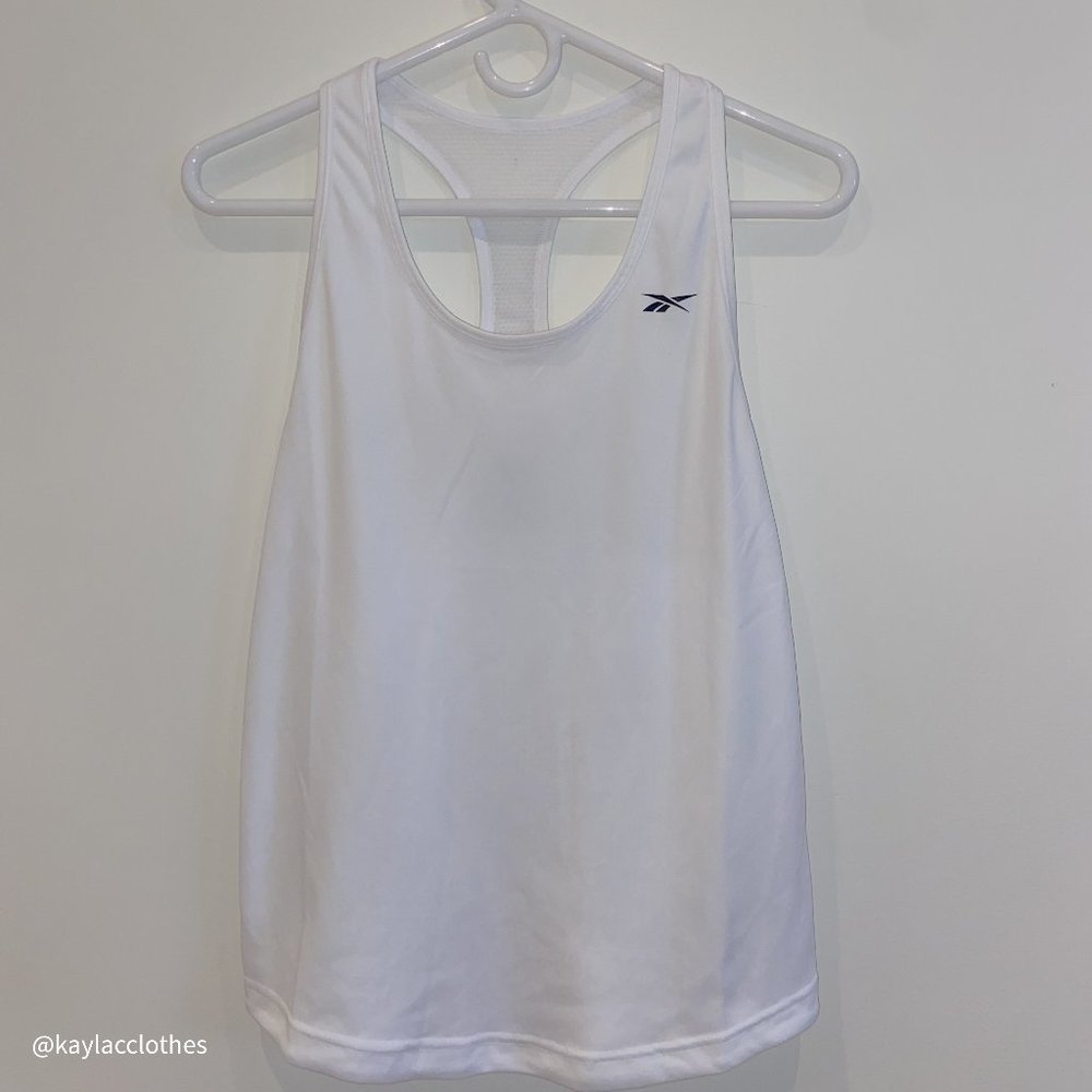 White Reebok Tank - Picture 2 of 3
